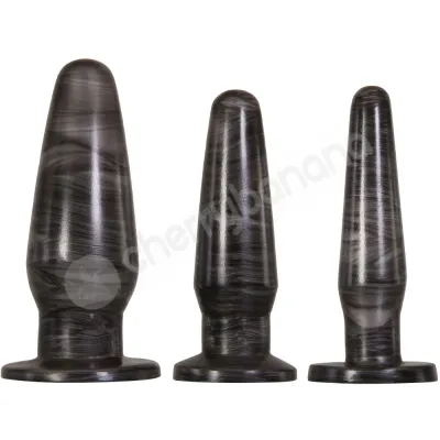 Anal Rockets Trainer 3 Piece Butt Plug Set