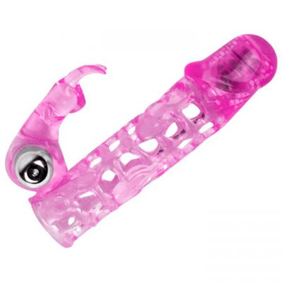 Wild Ride Vibrating Rabbit 1 5 inch Penis Extension