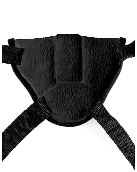 Fetish Fantasy Series Vibrating Plush Harness - Black