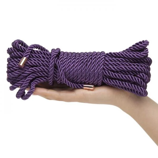 Fifty Shades Freed Want To Play? 32.8 feet Silk Rope Purple