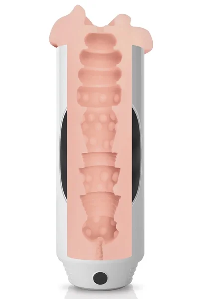 PDX Squeezable & Vibrating 9.25" Masturbator With Removable Sleeve