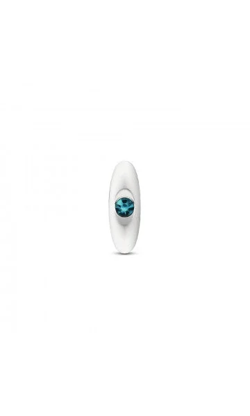 Cheeky Charms Silver Metal Butt Plug with Interchangeable Anchor — image 6 of 8
