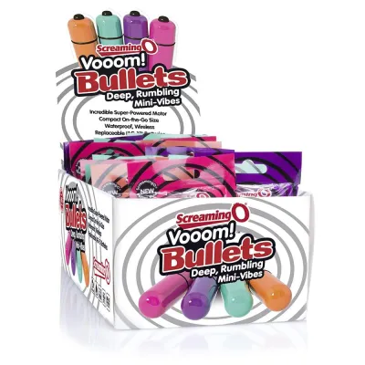 Vooom Bullets 20 Count Pop Box Display Assorted Colors