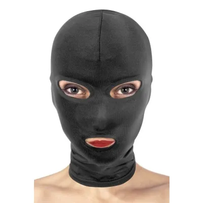 Fetish Tentation Open Mouth and Eyes Hood