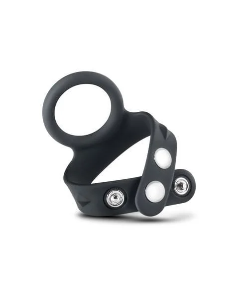 Performance - Vs7 - Silicone Cock & Ball Strap Large - Black