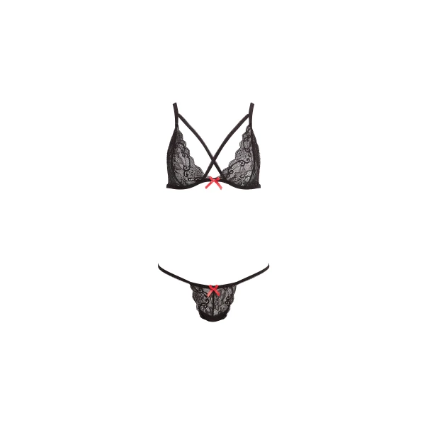 Barely Bare - X Strap Bralette Set