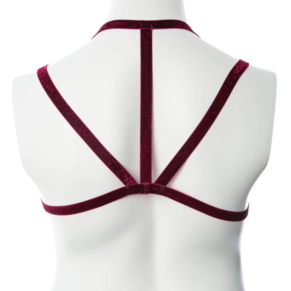 Gender Fluid Sugar Coated Harness - Small-large - Raspberry