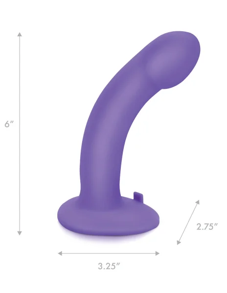 Pegasus 6" Curved Peg Strap-On Set