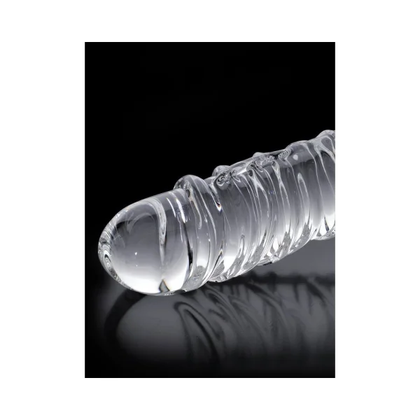 Icicles No. 63 Clear Glass Realistic Dildo