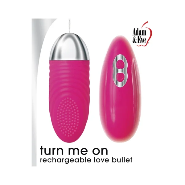 Adam & Eve Turn Me On Rechargeable Love Bullet