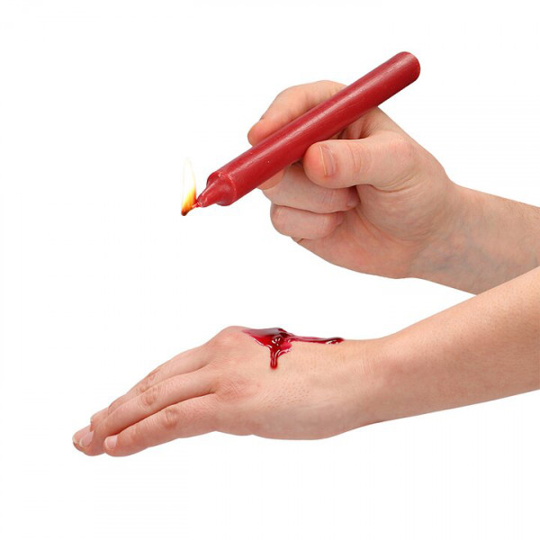 Ouch! Teasing Red 4 Pack Bondage Candles - Medium or Large — image 4 of 6