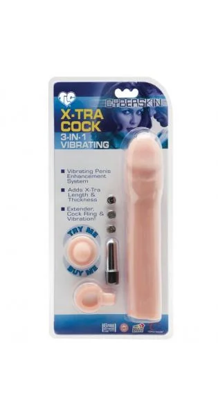 Cyberskin 3 In 1 Vibe Xtra C*ck