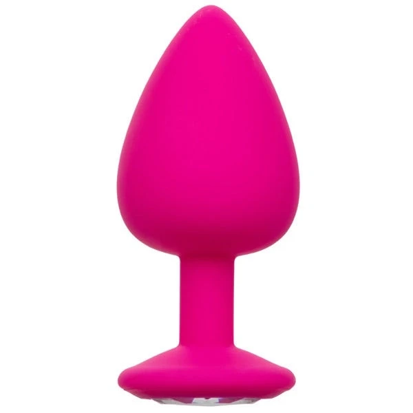 Cheeky Rechargeable Vibrating Gem Detailed Butt Plug Set