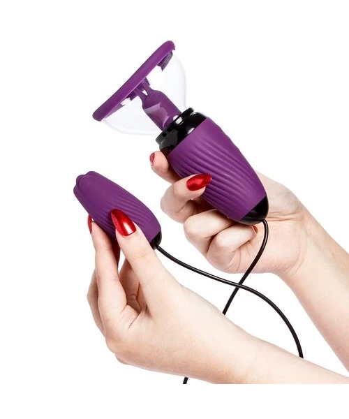 Bondara Plumper Purple 10 Function Vibrating Pussy Pump & Love Egg