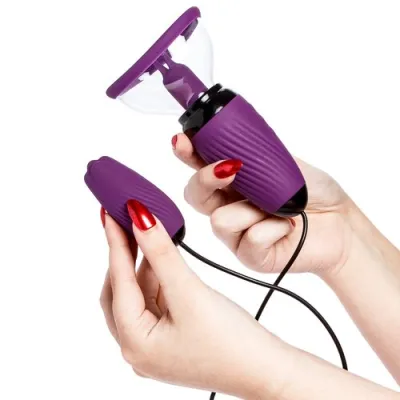 Bondara Plumper Purple 10 Function Vibrating Pussy Pump Love Egg