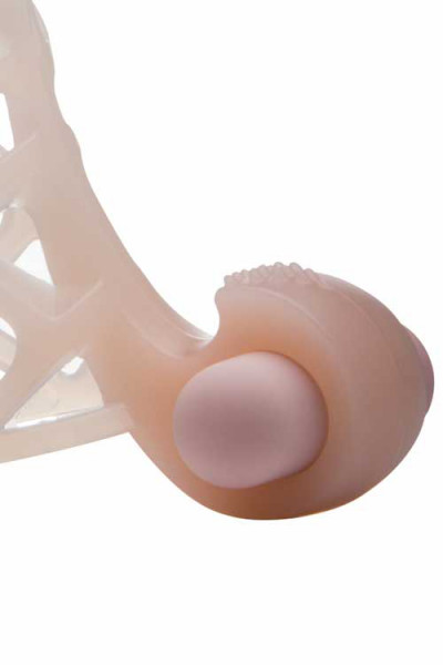 Shots Toys Stretchy Silicone Vibrating Cock Cage - LIMITED TIME SUPER DEAL
