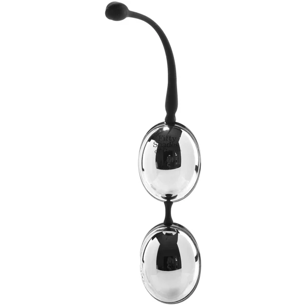 Fifty Shades of Grey Inner Goddess Silver Jiggle Balls 2.3oz