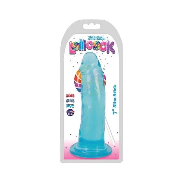 Lollicock 7 inches Slim Stick Dildo with Suction Cup