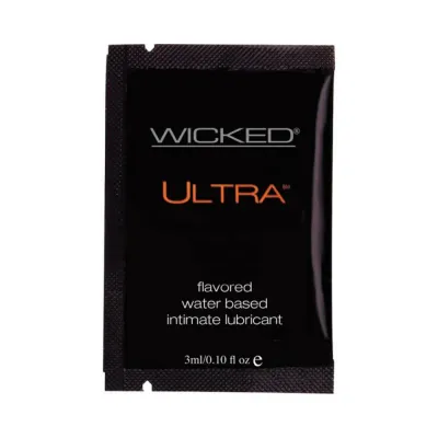 Wicked Ultra Silicone Lubricant Foil 144 Bag