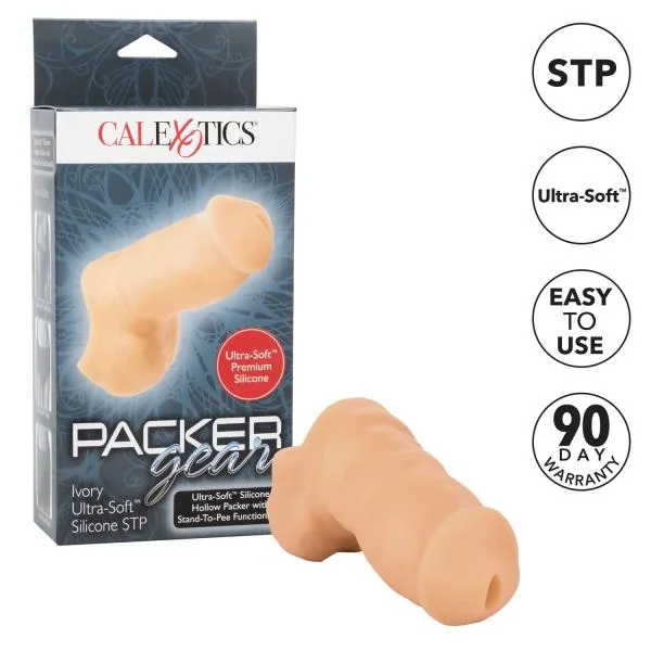 Packer Gear Ultra Soft Beige Stand To Pee Hollow Packer — image 8 of 16