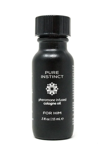 Pure Instinct Black - Pheromone Cologne  Oil .5oz