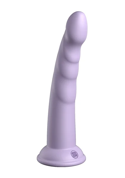 Dillio Platinum Slim Seven Silicone 7" Suction Cup Dildo - Lavender