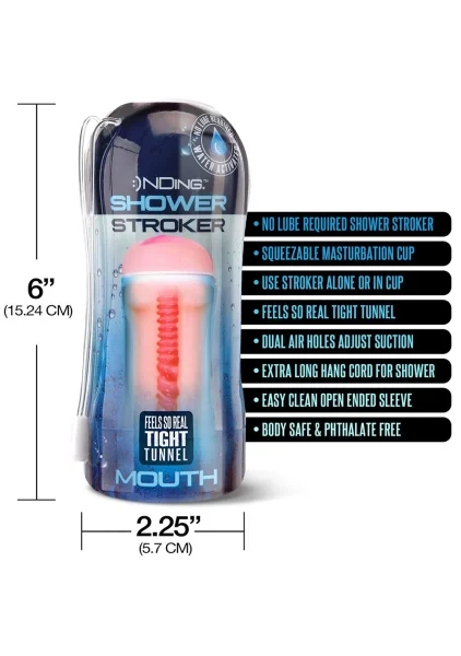 Happy Ending Tight Mouth Shower Stroker — image 5 of 8