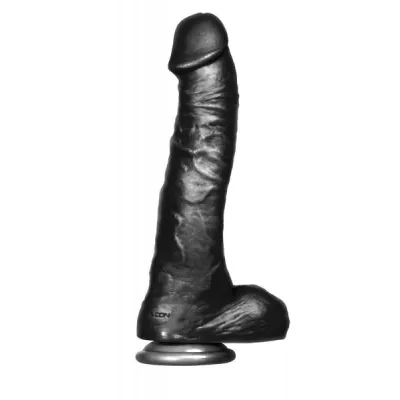 Big Black Cock Twisted Curvy 11 inches Dildo