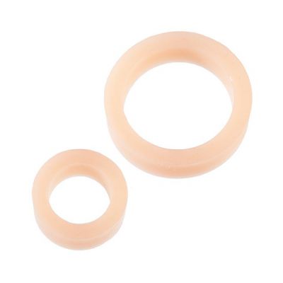 Platinum Premium Silicone The C rings White