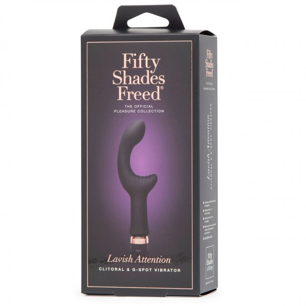 Fifty Shades Freed Lavish Attention Rechargeable Clitoral & G-Spot Vibrator