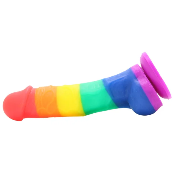 Colours Pleasures 5 Inch Pride Edition Silicone Suction Cup Dildo