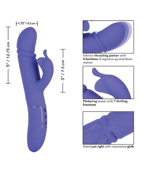 Shameless Seducer Purple Rabbit Style Vibrator — image 4 of 8