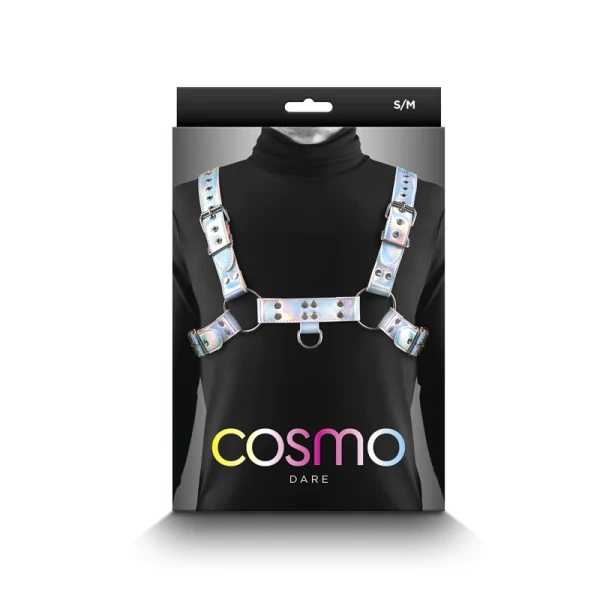 Cosmo Dare Chest Harness Small / Medium - Rainbow