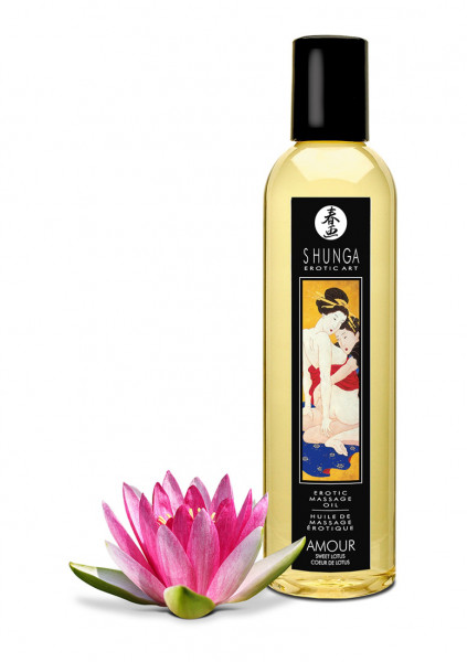 Amour / Sweet Lotus Massage Oil - 240 ml - Sensual Massage Oil