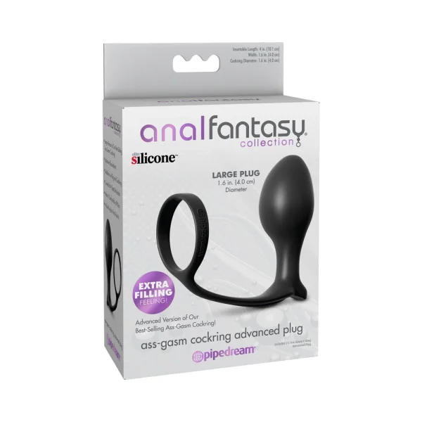 Anal Fantasy Collection Ass-Gasm Cock Ring Advanced Plug
