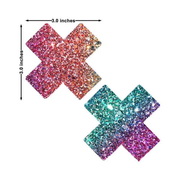 Neva Nude Pasty X Factor Glitter Multicolor