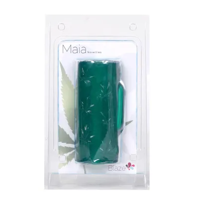 Blaze Vibrating Male Masturbator 420 Series Green