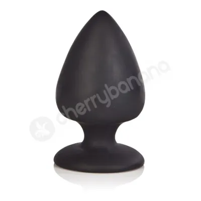 Black Silicone Plump Plug