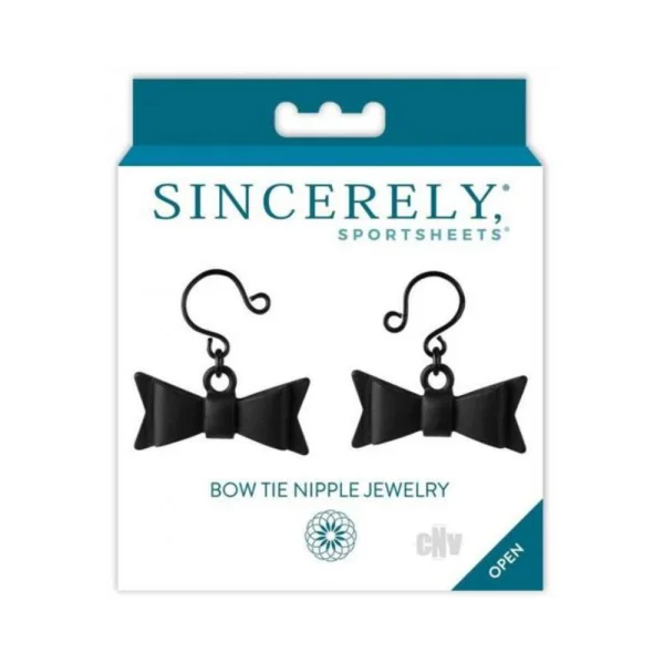 Sincerely Bow Tie Nipple Jewelry