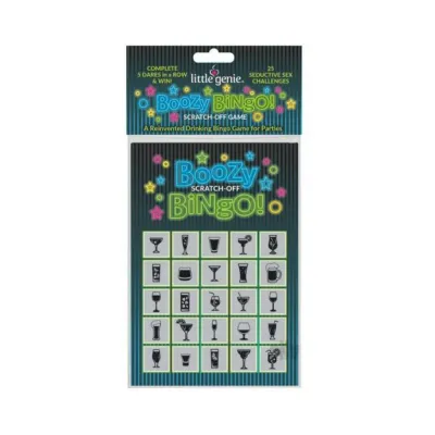 Games Novelty Boozy Bingo