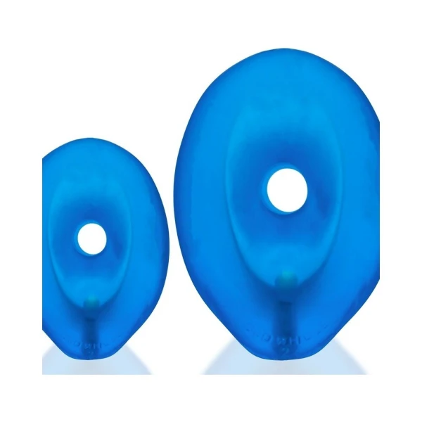 Butt Plugs:  Oxballs Glowhole-1 Hollow Buttplug With Led Insert Small Blue Morph