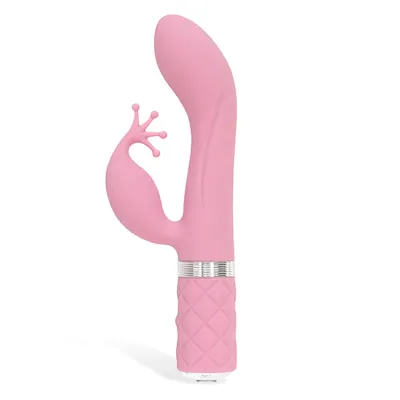 Pillow Talk Kinky 8 5 Rabbit Vibrator with Swarovksi Crystal Accent