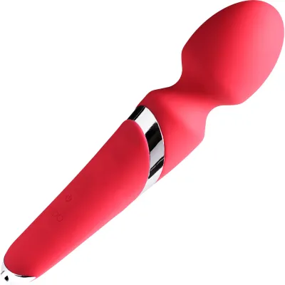 WANDA Rechargeable Silicone Waterproof Wand Vibrator By VeDO Pink