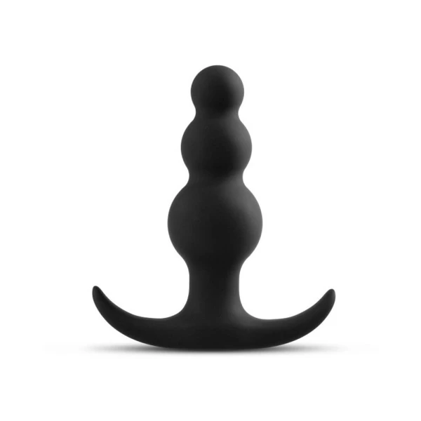 Anal Adventure Platinum Beaded Plug Black — image 11 of 14