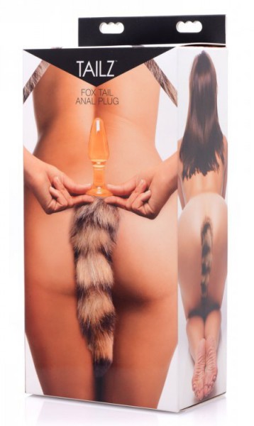 Fox Tail Glass Butt Plug