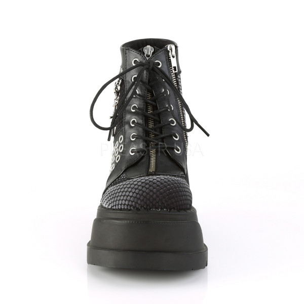 4 3/4 inches PF Lace-Up Wedge Bootie, Inside Zip — image 2 of 8