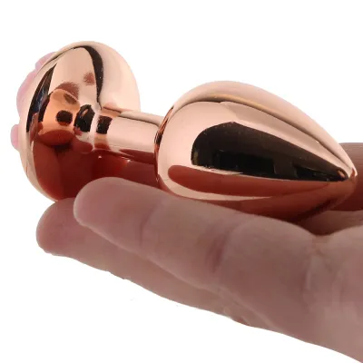 Booty Sparks Pink Rose Gold Anal Plug