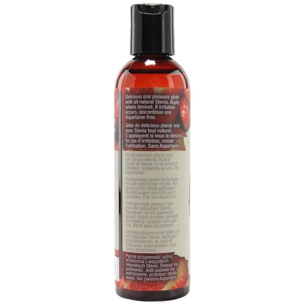 Intimate Earth Glide Strawberry Flavored Water-Based Lube | 2oz