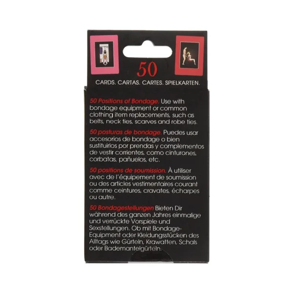 50 Positions Of Bondage Card Game