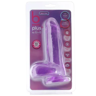 B Yours Plus Rock n Roll 7 Inch Ballsy Dildo